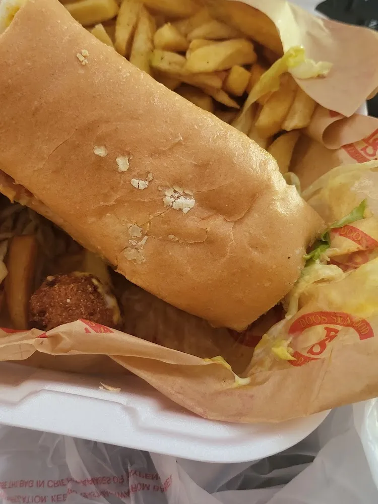 Pо'Boy Half with Pо'Boy Combo